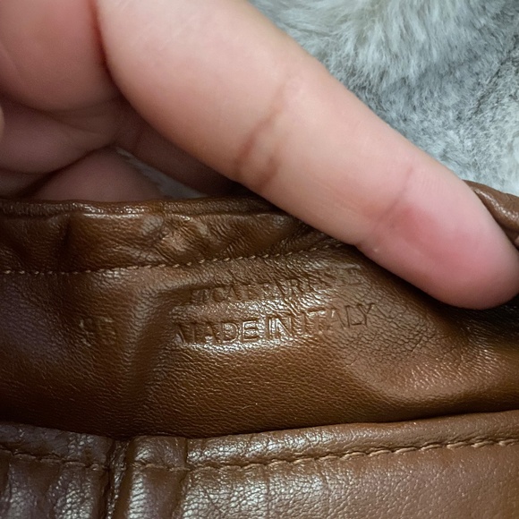 Burberry Brown Leather Flats with Signature Hardware - Picture 3 of 3